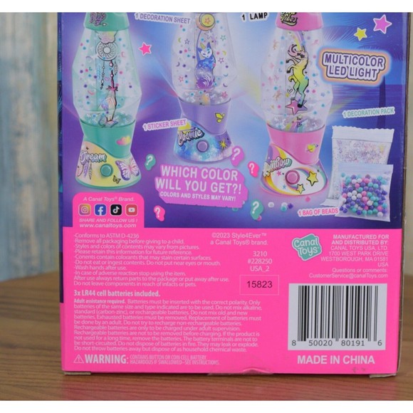 Style 4 Ever DIY Create Your Own Mood Bubble Lamp LED Color Changing - Picture 3 of 5